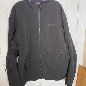 Patagonia Jacket Mens 2X Black Polartec Fleece.
